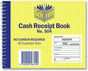 Spirax 504 Cash Receipt Book 102X127Mm