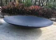 30" BORON STEEL FIRE PIT / BBQ DRUM PLATE