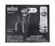 Braun 7075cc Series 7 Men Shaver with SmartCare Center Precision Beard Trimmer