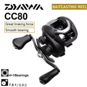Daiwa CC80 Low Profile Baitcast Reel 4+1BB Powerful Fishing Reel CC80H, CC80HS