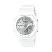 Casio G Shock Mid Duo Island Vaca S/Watch Alarm 200MSilver Face White Resin Band GMAP2100VA-7A