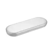 Metal Tin Box Containers, 6.9x2.4x0.7 Inch Portable Storage Boxes, Silver