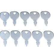 DVPARTS Ignition Key Fits All Hustler Zero Turn Mower Raptor, FasTrak, Super Z (10)