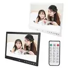 13'' Portable 1080P HD Digital Photo Frame Clock Movie Player Album Remote C ZZ1