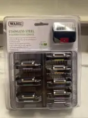 Wahl Stainless Steel Attachment Guide Comb 8 pc Kit For Pet Grooming - New Open