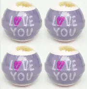 4 Bath & Body Works LOVE YOU Bath Fizzy Bath Bomb