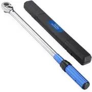 1/2-inch Drive Click Torque Wrench Set Dual-Direction Adjustable 90-tooth Tor...
