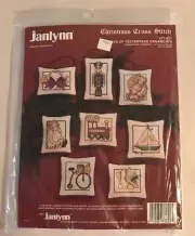 Janlynn Christmas Ornaments Cross Stitch Kit 77-627 Toys of Yesteryear NEW A1B
