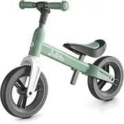 JOLLITO Baby Balance Bike, Kids Bicycle Toys for 18-48 Months Age Girl and Boy Gifts, Lightweight No Pedals Training Bike, 9 Inch Wheel and Aluminum Frame