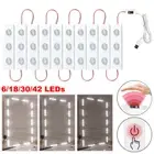 Motion Sensor Make Up Stick On Mirror Light Hollywood Vanity Dressing Table Lamp