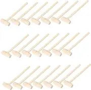 Wooden Hammer Set for Boys and Girls 50pcs Mini Mallets Safe Toys for Toddlers Promotes Hand-eye Coordination Creative Play