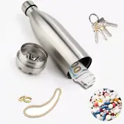 750ml Diversion Water Bottle Secret Stash Pill Organizer Can Safe Metal Tumbler