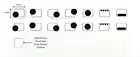 Double Set 4/5 Hob Stove Cooktop Oven Sticker Label Electric Induction Gas Cook