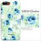 【Sara Garden】客製化 手機殼 蘋果 iPhone 6plus 6SPlus i6+ i6s+ 漸層玫瑰碎花 保護殼 硬殼