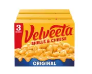 Velveeta Shells and Cheese Original Macaroni and Cheese Dinner, 3 ct Pack, 12 oz