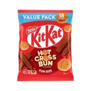 Nestle Kit Kat Hot Cross Bun Chocolate Bars 18 Pack 252g