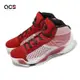 Nike 籃球鞋 Air Jordan 38 XXXVIII PF 大學紅 白 男鞋 氣墊 緩震 DZ3355-100