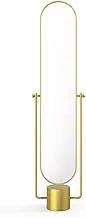 Body Length Mirror Full-Body Floor Mirror Home Living Room Bedroom Entrance Dressing Fitting Mirror Floor Mirrors(Gold)