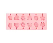 Silicone Lollipop Molds, Chocolate Hard Candy Molds, Great For Lollipop, Sucker, Hard Candy, Chocolate, Cake Pop,Style 1