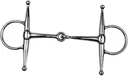 TENOL Horse Bit Horse Riding Snaffle Easy to Use Cheek Bit H Shape Accessories Horse Snaffle Bit Horse Training for Outdoor Sports