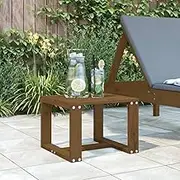 Garden Table Garden Side Table Honey Brown 40x38x28.5 cm Solid Wood Pine