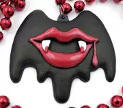 Vampire Blood Fangs Bat Halloween New Orleans Beads Carnival Party Bead Blood