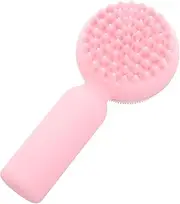 Ipetboom Silicone Facial Scrubber Dual Sided Face Cleansing Brush for Gentle Exfoliation Comfortable Massage and Makeup Removal for Daily Skincare Routine