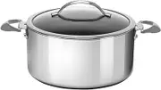 Scanpan HAPTIQ Dutch Oven Casserole, 26 cm/6.5 Litre, Non-Stick with Stainless Steel Outer