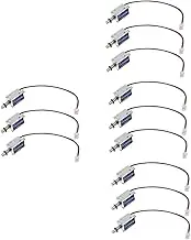 4sets 12v Mini Electromagnet Solenoid Open Frame Push Pull Type Linear Spring Return Electromagnet 3pcs*4