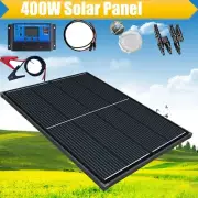 12V 400W Fixed Solar Panel Complete Kit Mono Generator Caravan Camping Charging