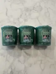 Yankee Candle MAGICAL FROSTED FOREST Votives 1.75oz Set Of 3 NEW SEALED