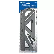 Geometry Ruler Combination Sets w/ Compass 5-Piece