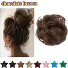 Girls Accessory Curly Messy Bun Hair Piece Scrunchie Ponytail Hair Extensions US