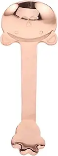 Abaodam Mini Stainless Steel Utensils Toddler Cutlery Bear Design Spoons Forks Knives Cereal Dessert Utensils