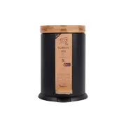 Eco Basics 3L Rubbish Bin/Trash Garbage Can Waste Container Storage Round Black