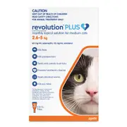Revolution Plus Flea & Tick Treatment 2.5-5kg Cat - 3pk