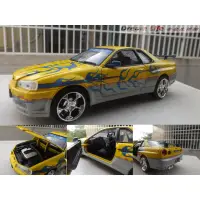 在飛比找蝦皮購物優惠-【Motormax 精品】1/24 Nissan Skyli