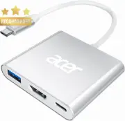 USB C Hub 3-in-1 4K HDMI USB 3.0 100W PD Macbook iPad Pro Air iMac