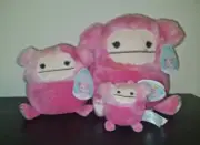 Squishmallow Bigfoot Bundle AUSTRALIAN Caparinne Sizes 10" 7" Clip 3.5” BNWT NEW