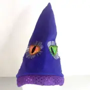 Russ 2019 Halloween Purple Felt Costume Party Hat with Big Eyes Child Size