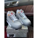 全新購入 耐吉NIKE AIR JORDAN 3 COOL GREY 酷灰 CT8532-012 現貨慢跑鞋