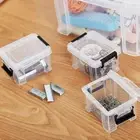 Desktop Plastic Storage Box Transparent Tool Storage Box Mini Storage Box Home