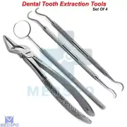 Dental Teeth Extracting Forceps Tartar Remover With Mirror Handle Surgical Tools