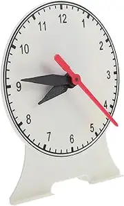 Gogogmee Classroom Display Clock Teaching Clock Model for Students Educational Telling Tool for Schools Helps Learn to Tell Visual Timer for Classroom Use