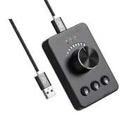 Audio Adjust USB Computer Volume Controller for Multimedia PC Speaker Laptop A