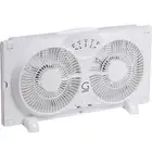 Twin Fan High Velocity Reversible AirFlow Fan LED Indicator Lights Adjustable Th