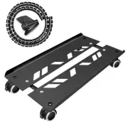 Computer Tower Stand, Adjustable PC Stand, Heavy-Duty Mobile CPU Tower Holder