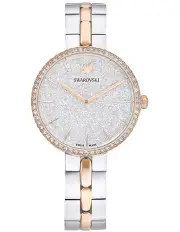 [Swarovski] Cosmopolitan Watch Swiss Made Metal Bracelet Mixed Metal Finish in White