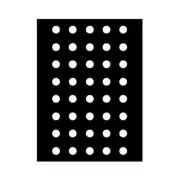 Black Mulch 5 Holes Black Film Perforated Garden Perforated Black Mulch Films