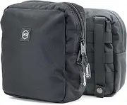 MOLLE Faraday Pouch // Military-Grade Bag with RF Signal Blocking Liner Attaches to MOLLE Webbing Systems // Anti-Hacking & Tracking Assurance, Data Privacy for Handheld Devices